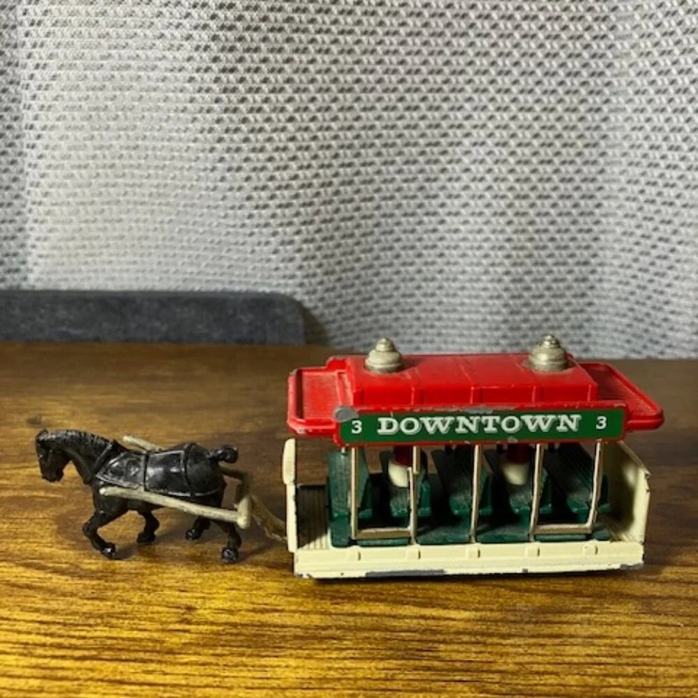 LLedo Horse Drawn Tram and Omnibus Made in England Vintage Die Cast‎ 2